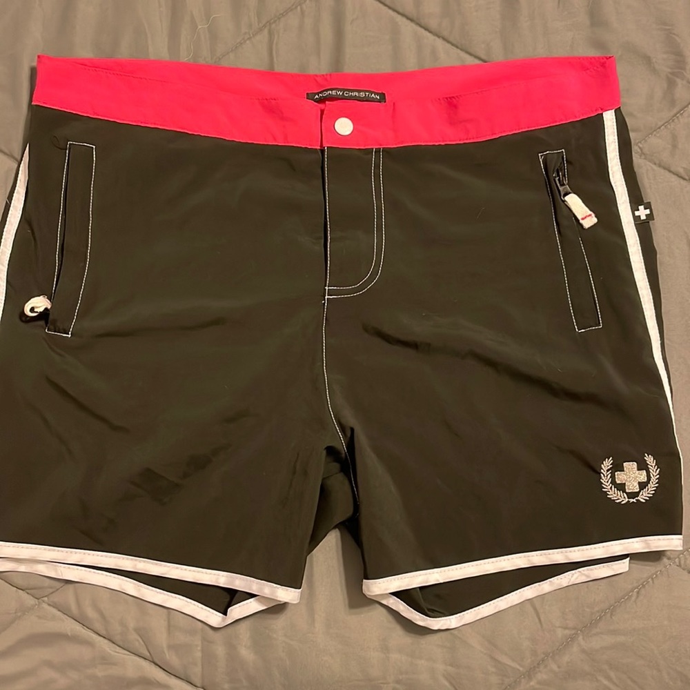 Large Andrew Christian Swim Shorts